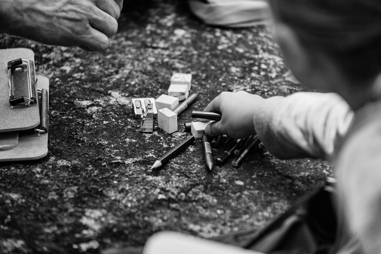 atelier dessin en montagne